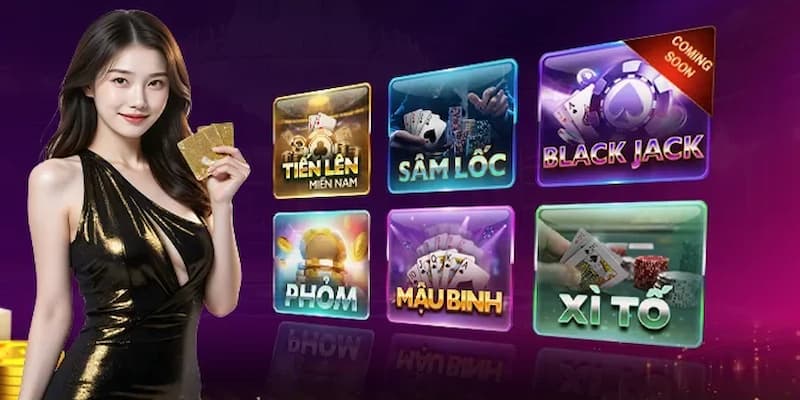 Các trò chơi nổi bật khi tải app Sam86